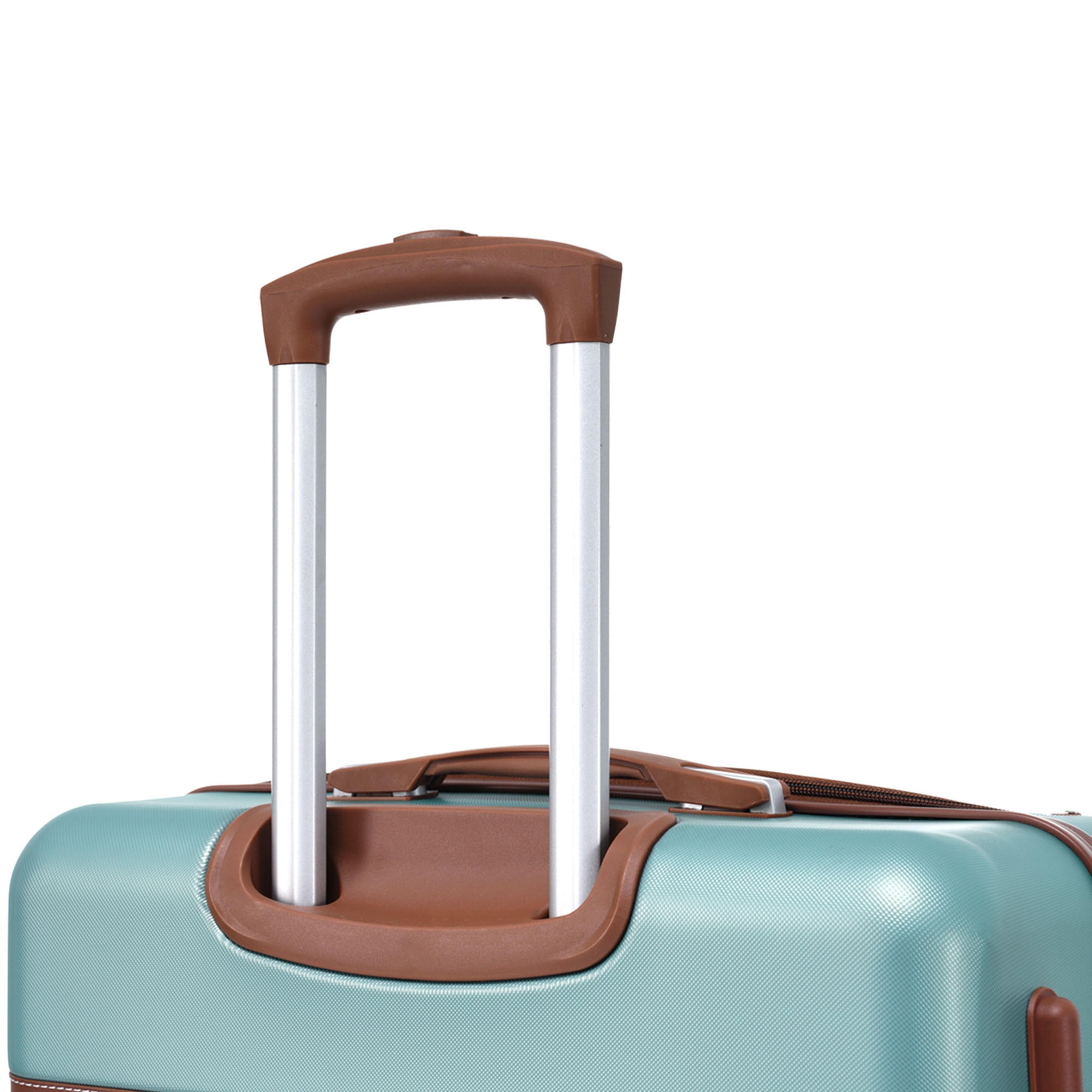 Blue Green 20 Carry On Vintage Lightweight Carrying Suitcase Trolley Case with TSA Lock Hard Case Luggage with Swivel Wheels On Sale Bed Bath Beyond 40301673